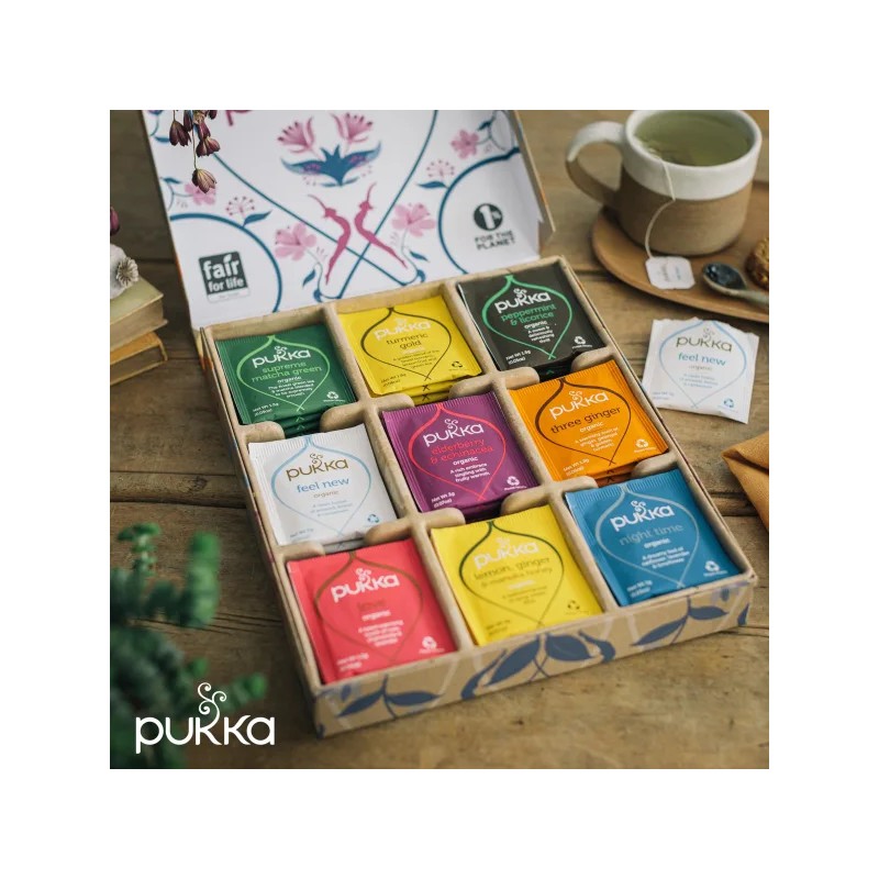 Thés et infusions Sélection Bio Pukka - Coffret de 45 sachets sur