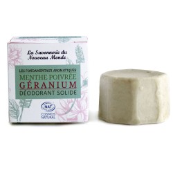 Déodorant Solide MENTHE POIVREE géranium