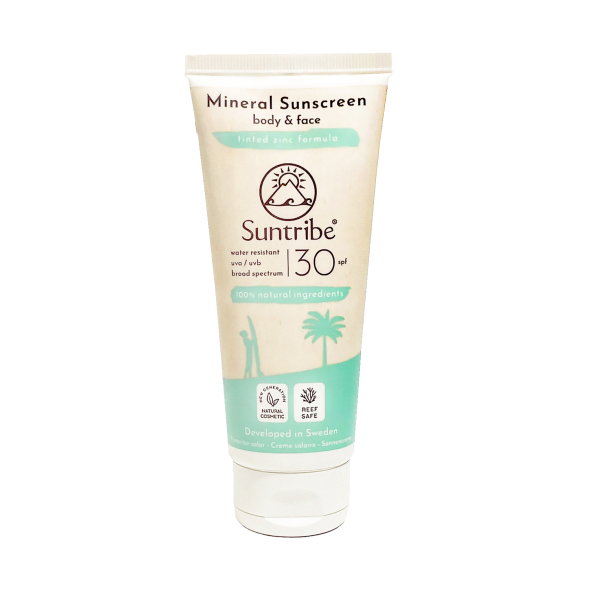 Crème Solaire Minérale SPF30 Teintée, sans nanoparticules Crème Solaire Minérale SPF30 Teintée, sans nanoparticules