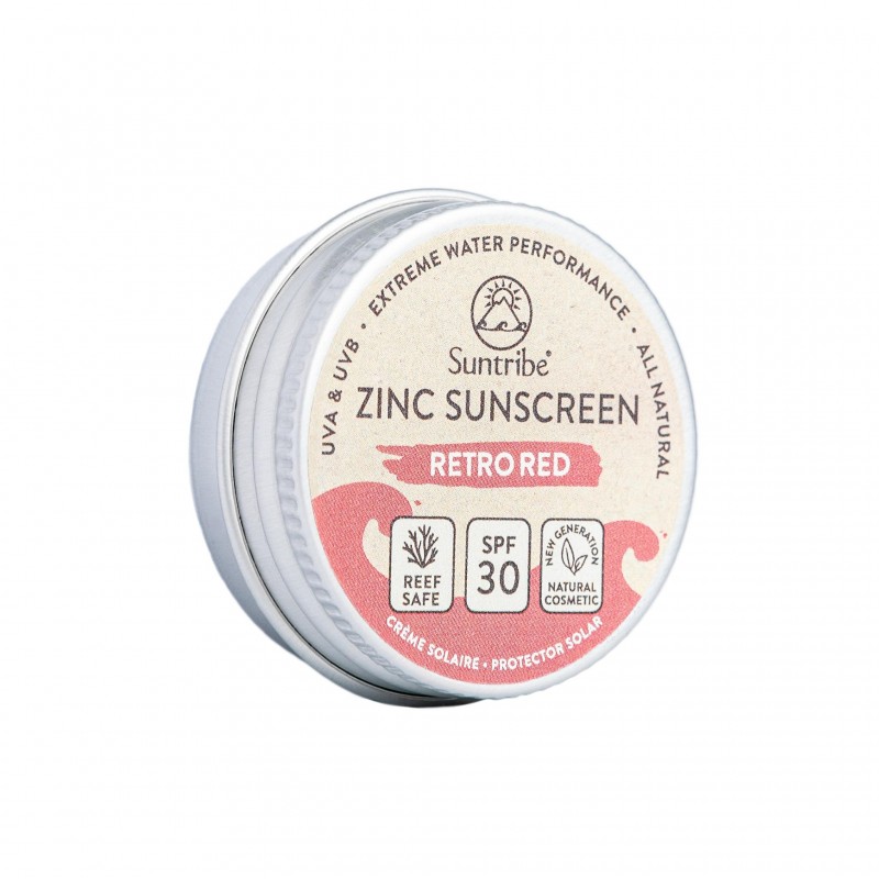 Écran Solaire Minéral Zinc SPF30 - Rouge - Suntribe