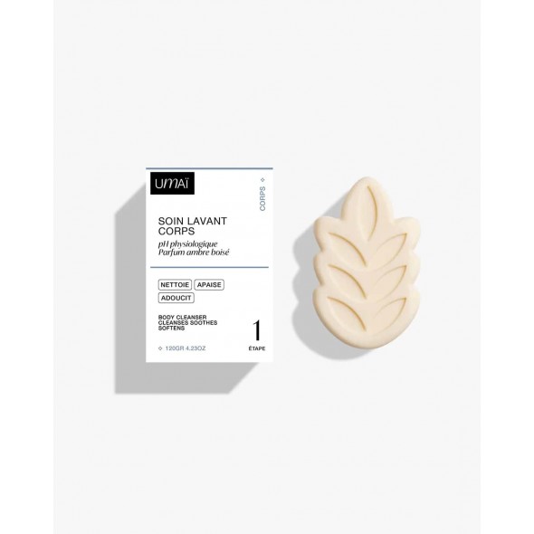 Soin lavant solide corps ambre boisé | Umaï