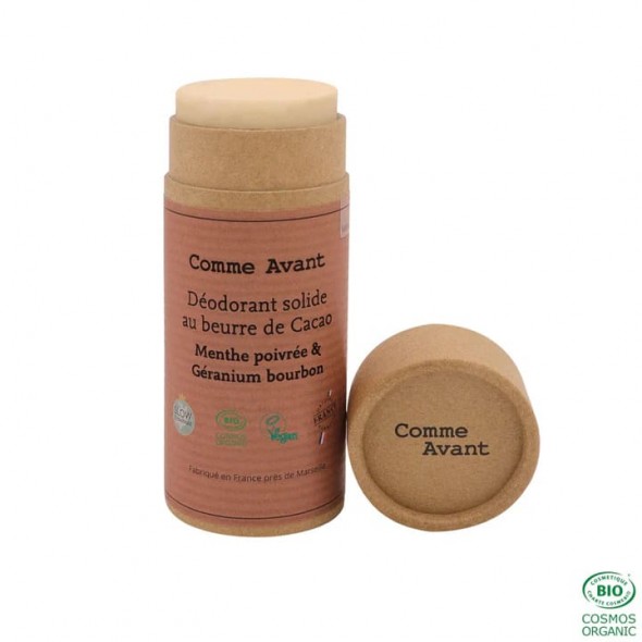Déodorant solide Géranium Menthe | Comme Avant