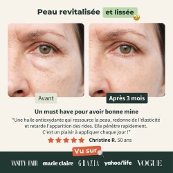 Les résultats de l'Huile de Pépins de Figue de Barbarie Bio Bionoble