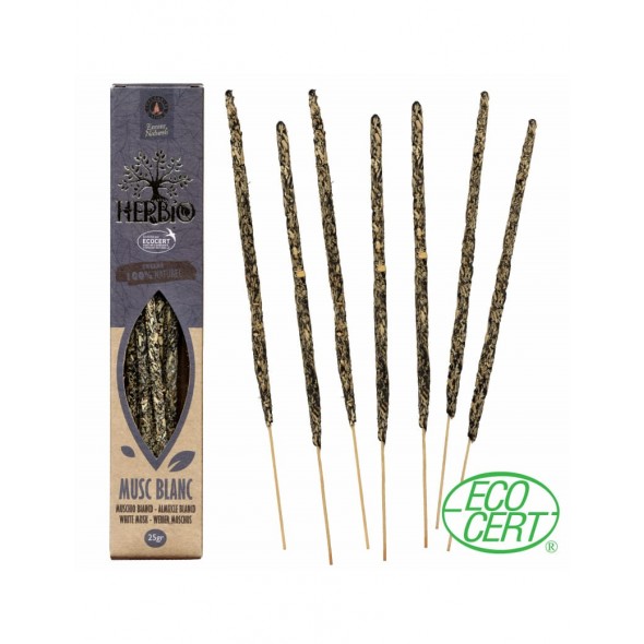Encens Musc Blanc naturel Herbio