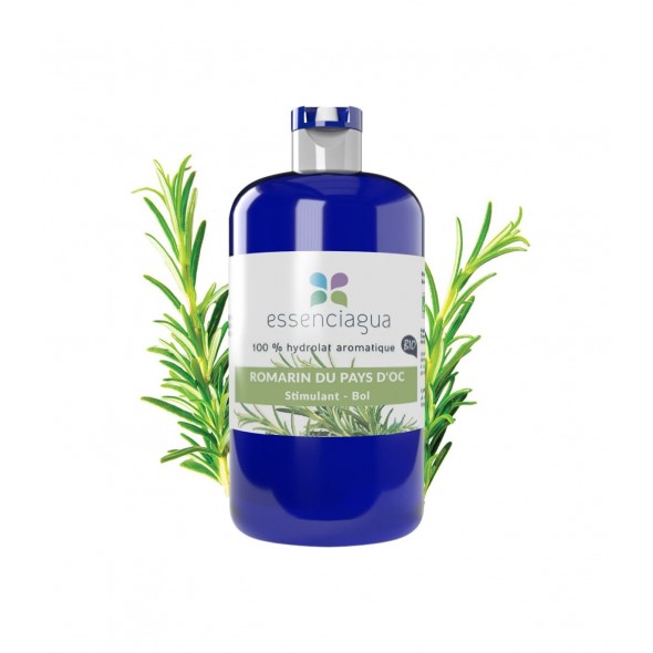 Hydrolat Romarin du Pays d’Oc bio détoxifiant | Essenciagua