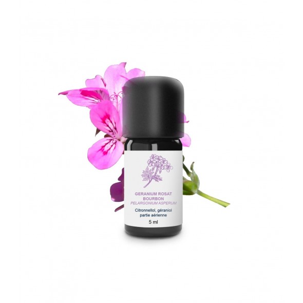 Huile essentielle de Géranium Rosat Bourbon | Essenciagua
