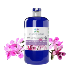 Hydrolat géranium rosat bourbon bio | Essenciagua