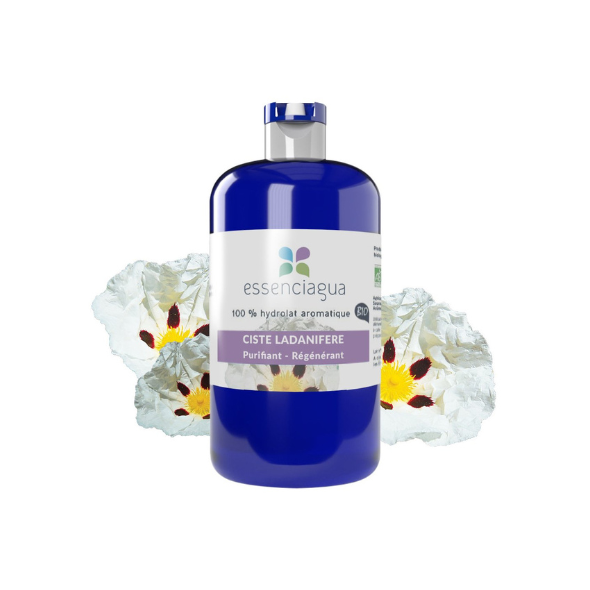 Hydrolat ciste ladanifère bio | Essenciagua