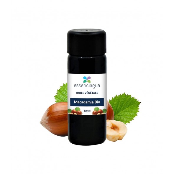 Huile Végétale de Macadamia Bio 100ml | Essenciagua