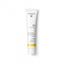 Crème solaire visage teintée SPF 30 Dr. Hauschka protection minérale naturelle