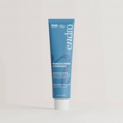 Masque crème hydratant bio Endro à l'acide polyglutamique et squalane, tube alu