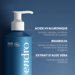 Ingrédients du Lait corps hydratant bio Endro